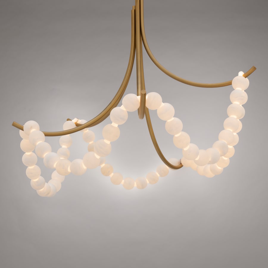 Parel 46" Wide LED Semi-Flush Ceiling Fixture