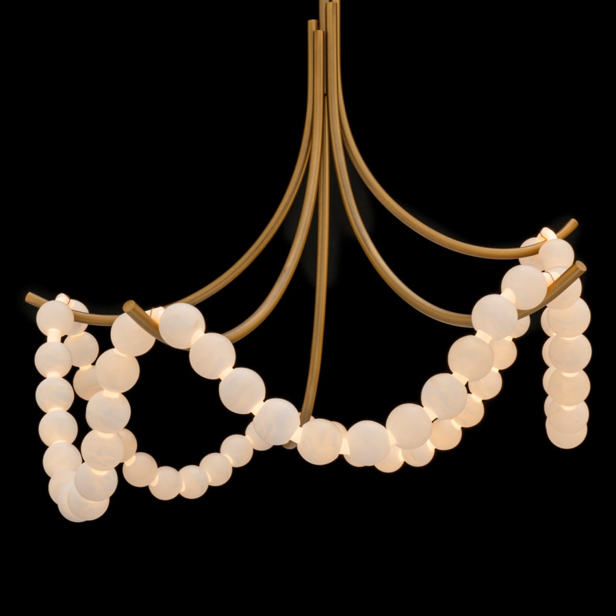 Parel 46" Wide LED Semi-Flush Ceiling Fixture