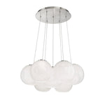 Cosmic 7 Light 27" Wide Integrated LED Suspension Multi Light Pendant