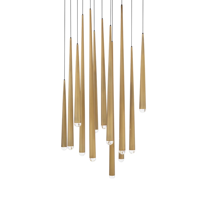 Cascade 13 Light 20" Wide LED Crystal Multi Light Pendant