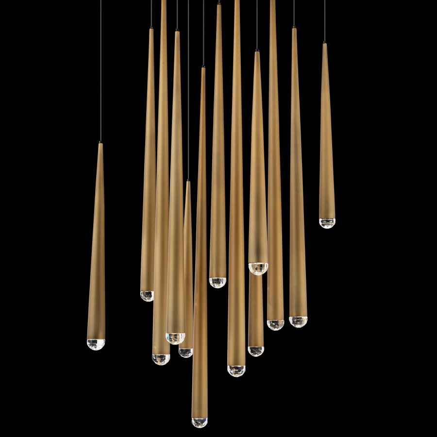 Cascade 13 Light 20" Wide LED Crystal Multi Light Pendant