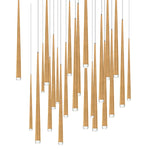 Cascade 25 Light 28" Wide LED Crystal Multi Light Pendant