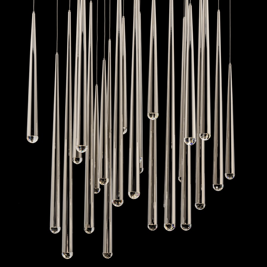 Cascade 25 Light 28" Wide LED Crystal Multi Light Pendant