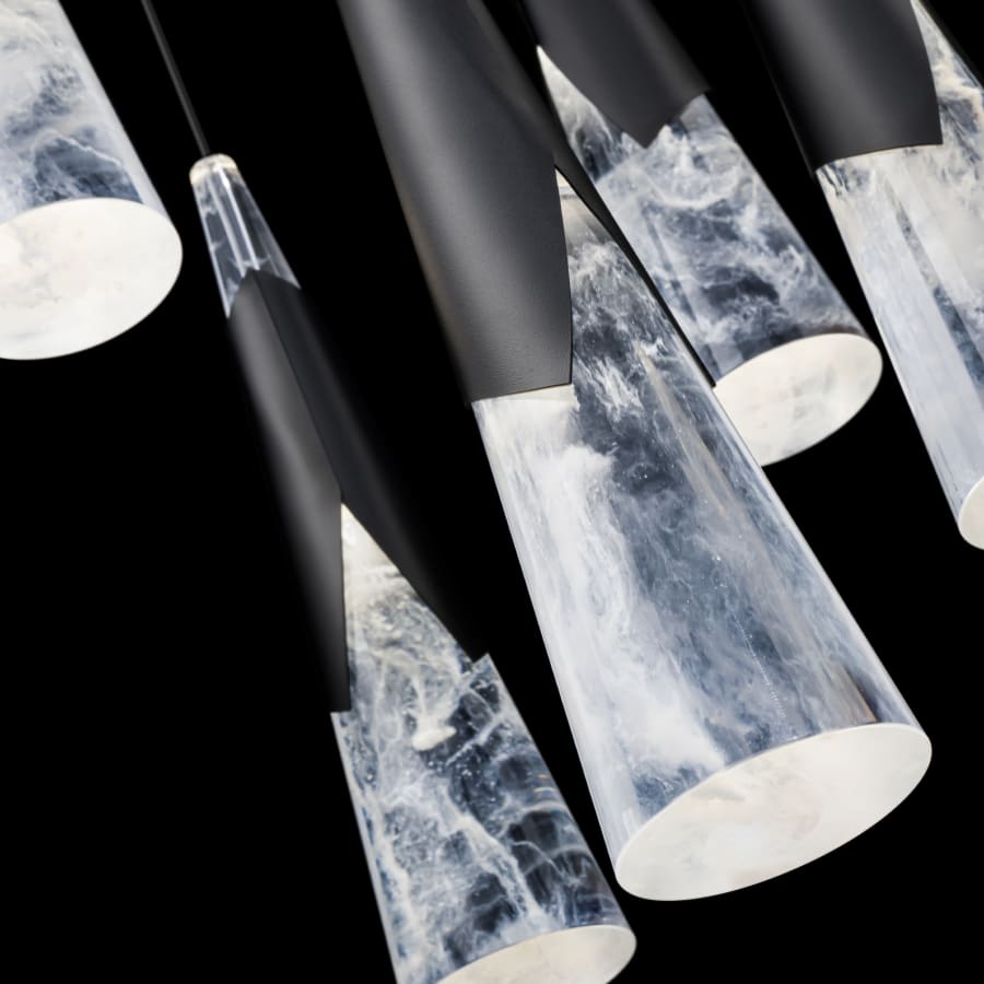 Kilt 5 Light 17" Wide LED Suspension Multi Light Pendant