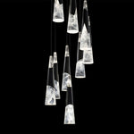 Kilt 9 Light 17" Wide LED Suspension Multi Light Pendant