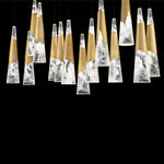 Kilt 14 Light 10" Wide LED Suspension Multi Light Pendant