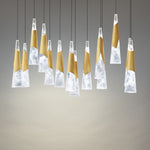 Kilt 14 Light 10" Wide LED Suspension Multi Light Pendant