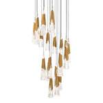 Kilt 21 Light 26" Wide LED Suspension Multi Light Pendant