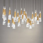 Kilt 23 Light 12" Wide LED Suspension Multi Light Pendant