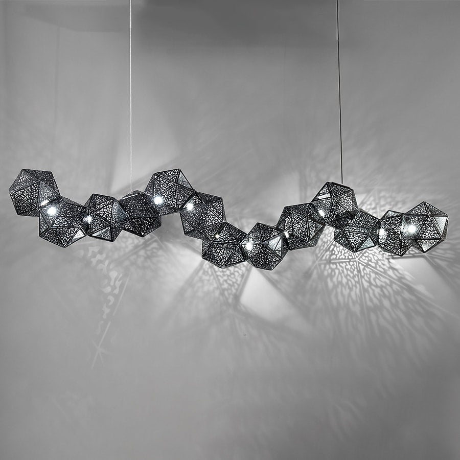 Riddle 64" Wide Integrated LED Linear Chandelier