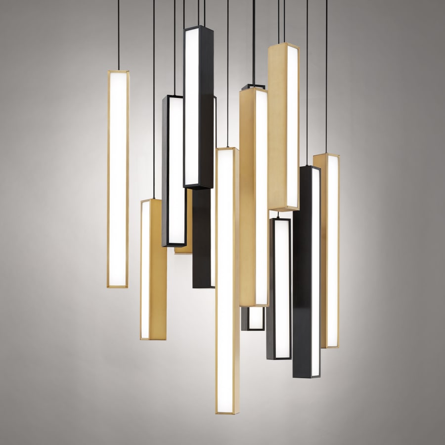 Chaos 13 Light 20" Wide LED Suspension Multi Light Pendant