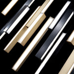 Chaos 14 Light 10" Wide LED Suspension Linear Pendant