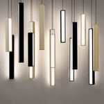 Chaos 14 Light 10" Wide LED Suspension Linear Pendant