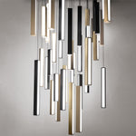Chaos 41 Light 36" Wide LED Suspension Multi Light Pendant