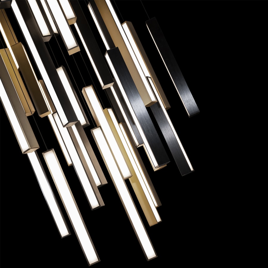 Chaos 41 Light 36" Wide LED Suspension Multi Light Pendant