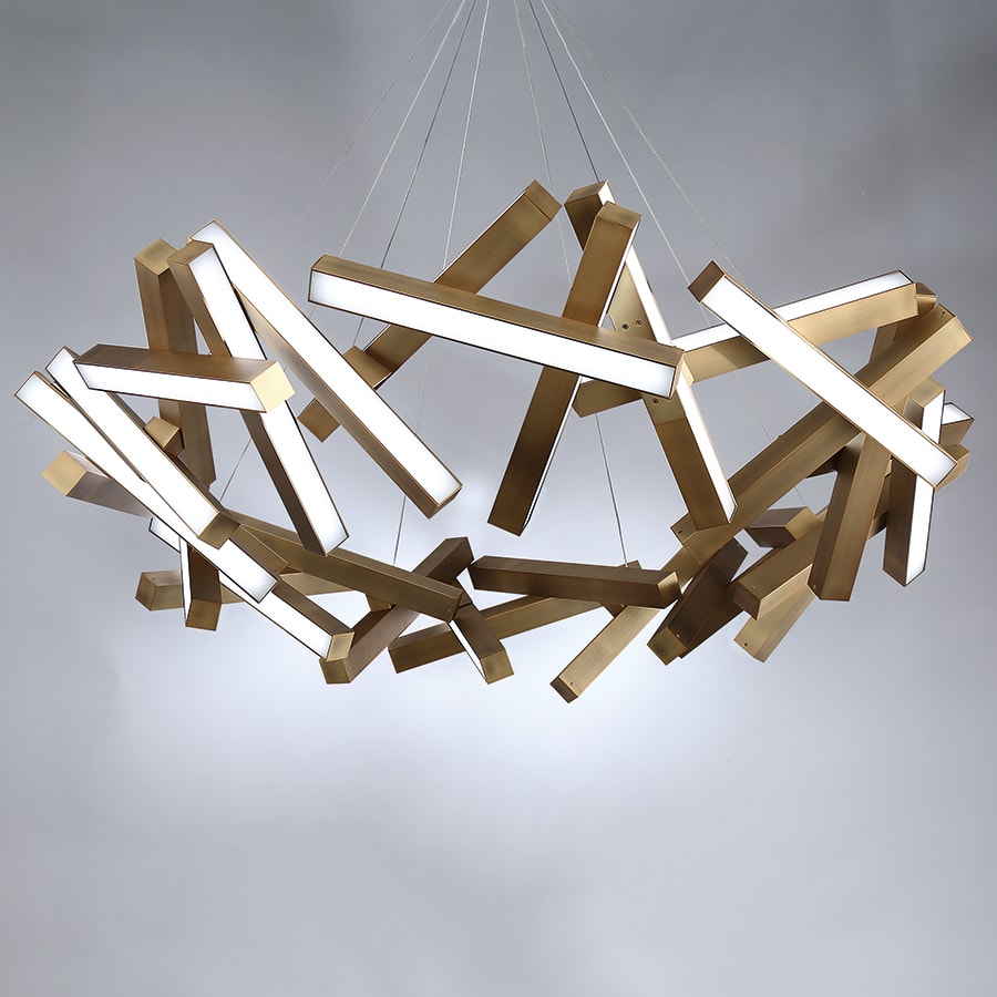 Chaos 61" Wide Integrated LED Chandelier
