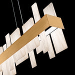 Acropolis 46" Wide LED Abstract Linear Chandelier