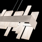 Acropolis 46" Wide LED Abstract Linear Chandelier