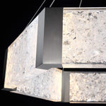 Forever 34" Wide LED Suspended Drum Chandelier with K5 Crystal Shades