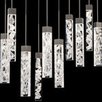 Minx 14 Light 10" Wide LED Crystal Multi Light Pendant