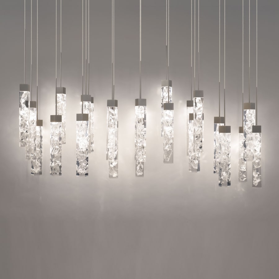 Minx 23 Light 12" Wide LED Crystal Multi Light Pendant