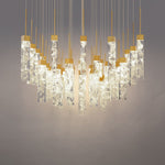 Minx 41 Light 36" Wide LED Crystal Multi Light Pendant