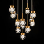 Double Bubble 13 Light 20" Wide LED Suspension Multi Light Pendant