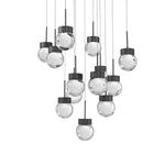 Double Bubble 13 Light 20" Wide LED Suspension Multi Light Pendant
