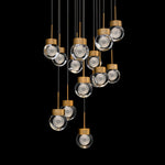 Double Bubble 15 Light 23" Wide LED Suspension Multi Light Pendant