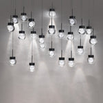 Double Bubble 23 Light 14" Wide LED Suspension Multi Light Pendant