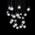 Double Bubble 25 Light 28" Wide LED Suspension Multi Light Pendant