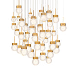 Double Bubble 41 Light 28" Wide LED Suspension Multi Light Pendant