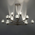 Double Bubble 15 Light 42" Wide LED Globe Chandelier