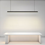 Modern Linear Farmhouse Black Chandelier