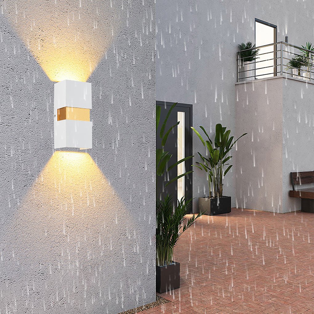Modern Minimalist Outdoor LED Waterproof Wall Light for Villa Balcony Aisle Lighting