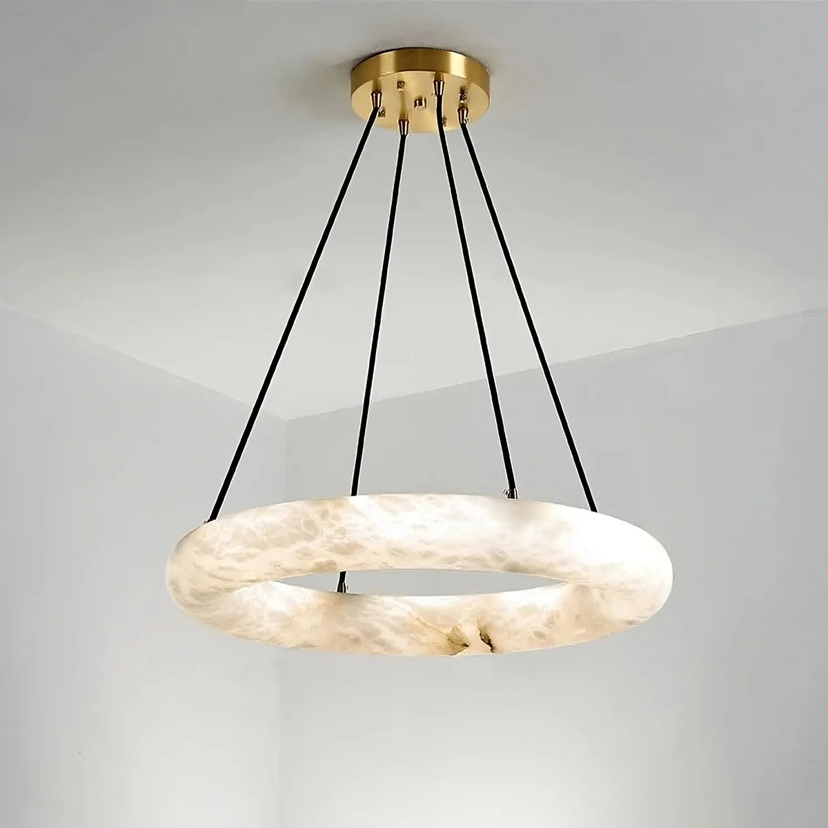 Natural Marble Modern Chandelier
