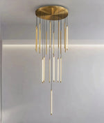 Grande Brass Entryway Pendant Light Fixture