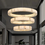 Marble & Crystal Modern Chandelier