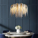 Cadena Chain Tassel Modern Chandelier