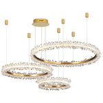 Capri 3-Ring Crystal Chandelier