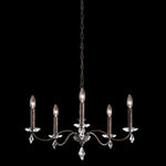 Modique Chandelier, 5-Light, Heirloom Bronze, Clear Heritage Crystal, 27"W (MD1005N-76H 1HZZH1)