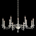 Modique Chandelier, 6-Light, Polished Silver, Clear Heritage Crystal, 32"W (MD1006N-40H 1J00DJ)