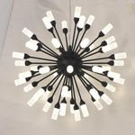 Novelty Cluster Globe Design Chandelier Light Metal Acrylic Ceiling Light