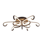 Modern Artistic Octopus-Inspired Flush Mount Ceiling Light with Sleek Curved LED Design