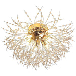 Classic Design Metal Crystal LED Traditional Ceiling Lights with 6 Bulbs