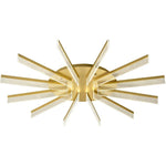 12 Lights Circular Linear Design LED Nordic Flush Mount Ceiling Lights