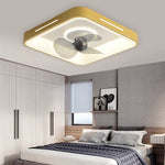 Nordic Inverter Ceiling Fan Light Ultra-thin Silent Ceiling Fan Lamp Intelligent