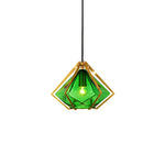 Nordic Postmodern Personality Art Glass Pendant Light for Bedside Bar