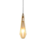 Nordic Postmodern Personality Art Glass Pendant Light for Bedside Bar