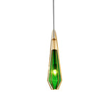 Nordic Postmodern Personality Art Glass Pendant Light for Bedside Bar